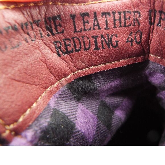 L'Artiste Spring Step Redding Red Leather Buckle Booties Size 40 - Picture 14 of 14